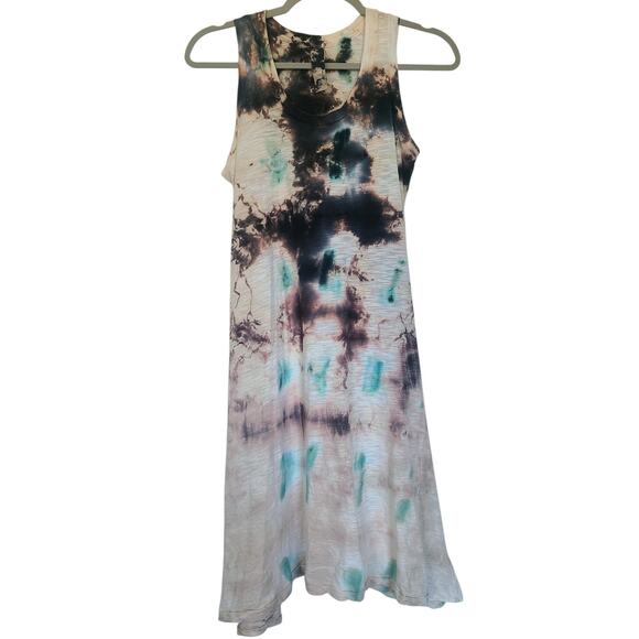 Gilda Midani Dresses & Skirts - GILDA MIDANI Rio Brazil Tie Dye Tank Swing Dress Cotton Size Small